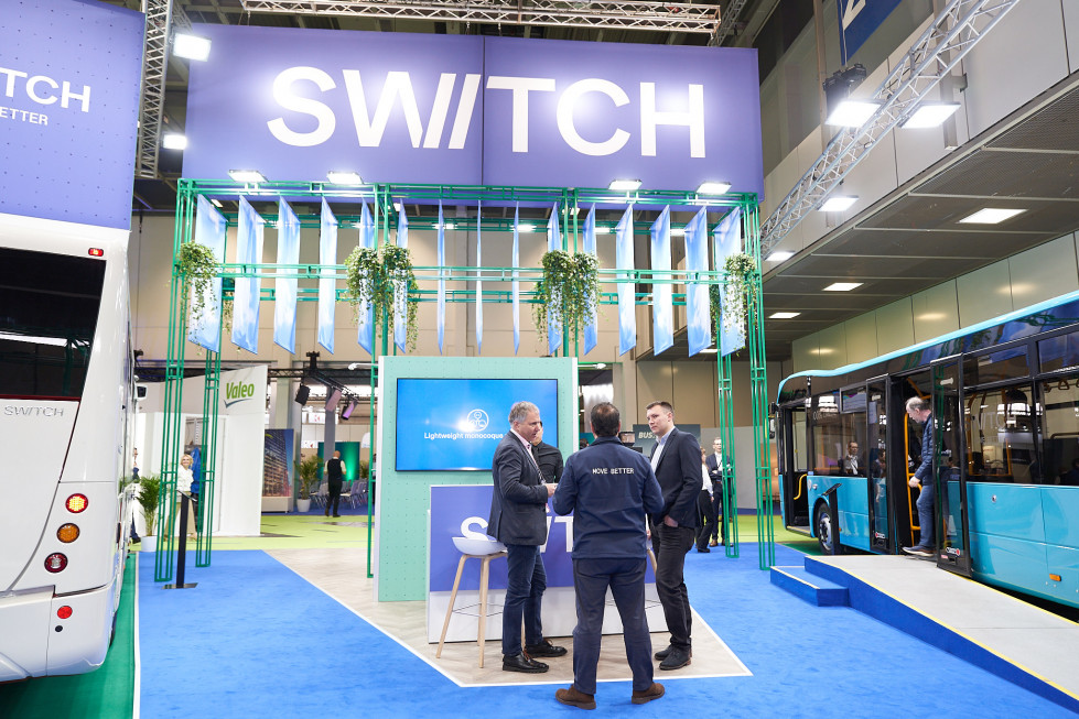 Switch mobility se presenta en la feria alemana bus2bus