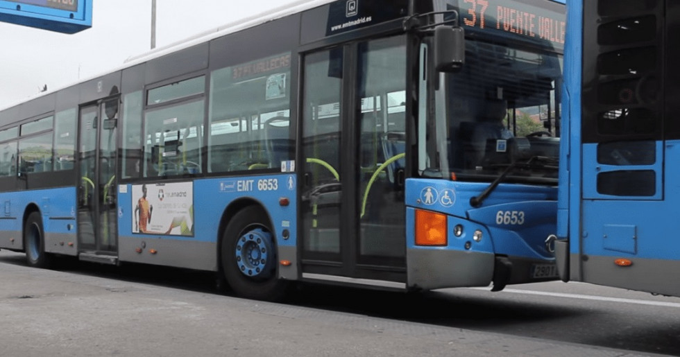 La emt de madrid monitoriza su flota de autobuses