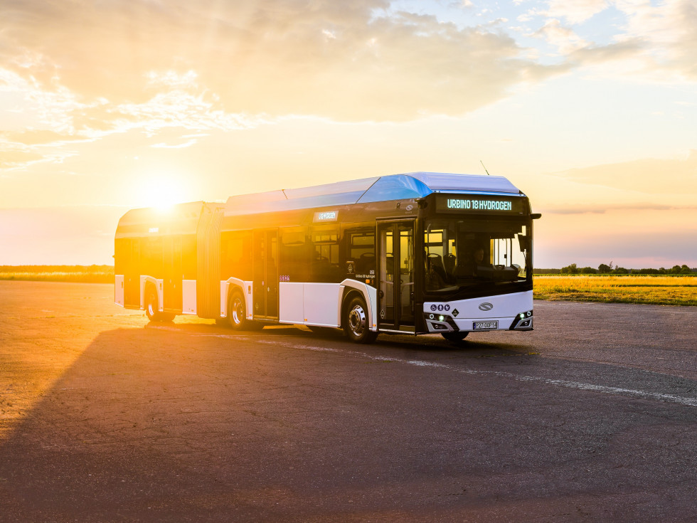 Solaris presentara en septiembre la version articulada del autobus de hidrogeno