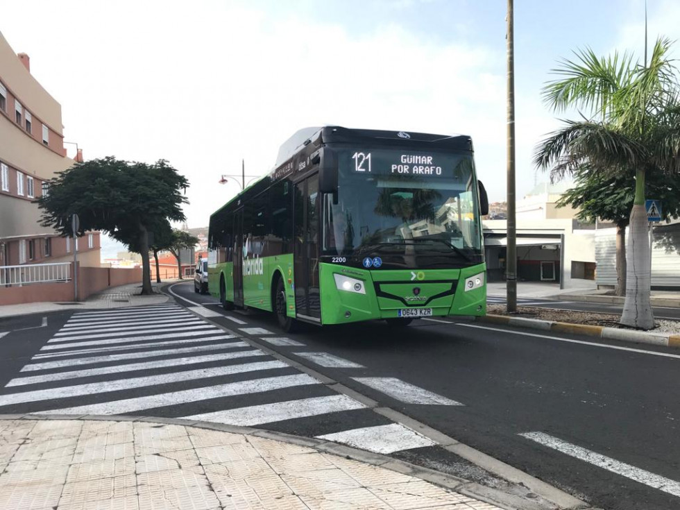 El uso del transporte urbano en autobus crece un 21 en octubre