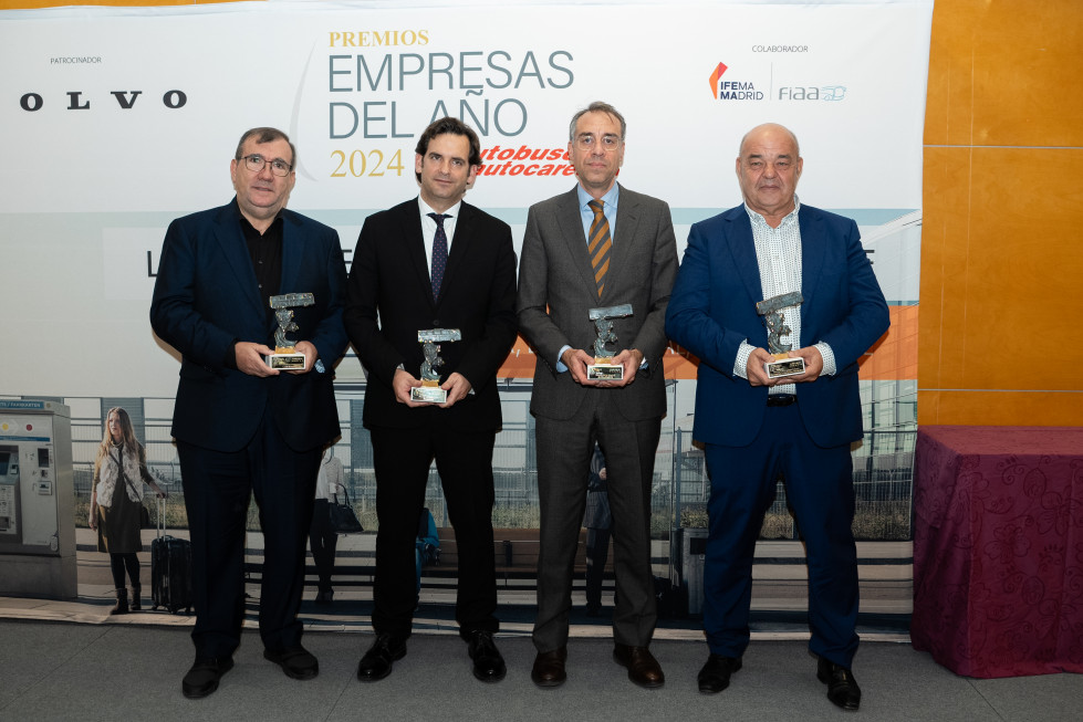 Autobuses autocares entrega los premios las empresas de 2024