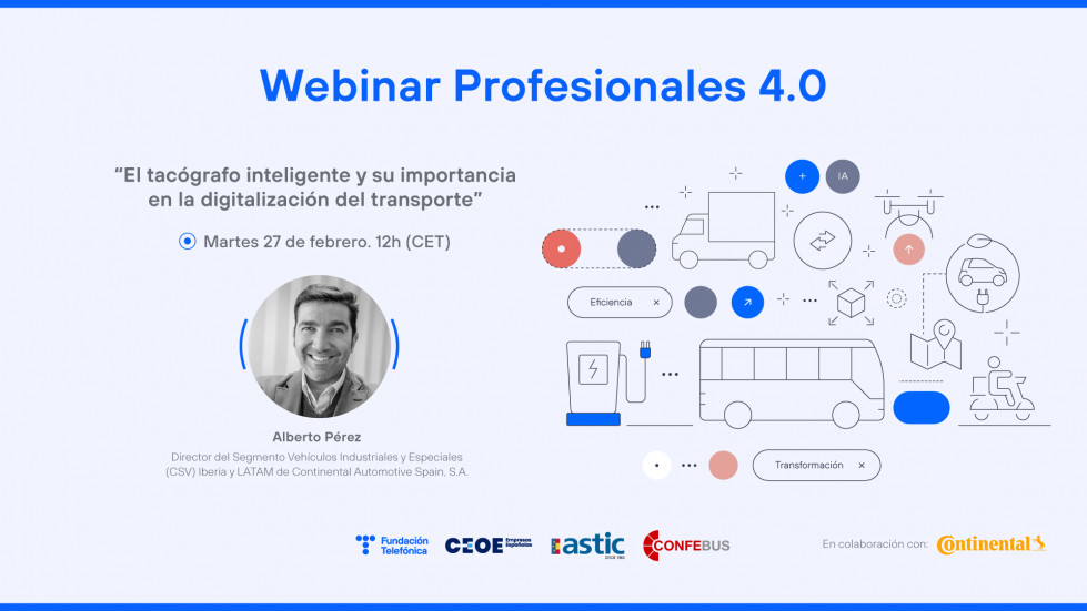 Astic y confebus celebran un webinar sobre el tacografo inteligente