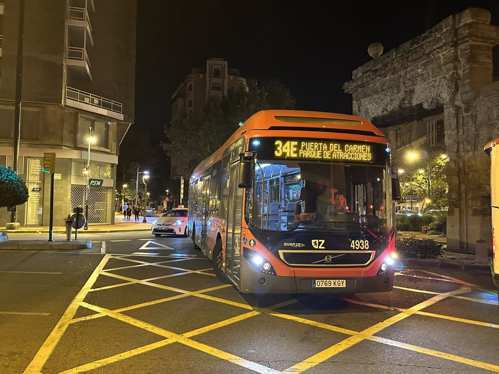 El uso del transporte publico de zaragoza crece un 18 en 2023