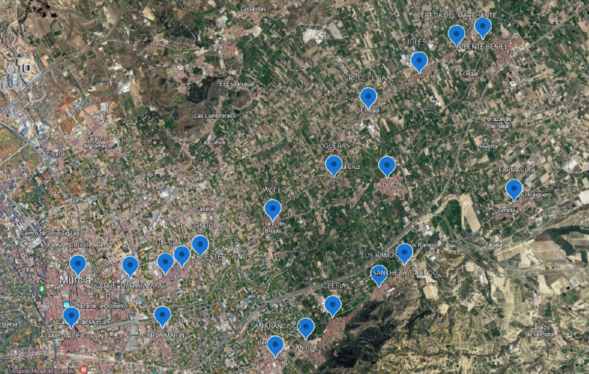 Murcia prueba el transporte a demanda en horario nocturno