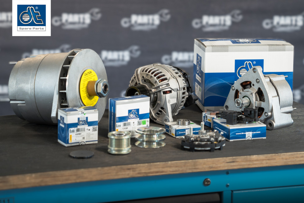 Dt spare parts presenta sus alternadores de la mano de diesel technic