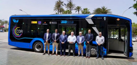 Coa de melilla incorpora un autobus electrico de man