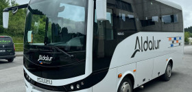 Aldalur incorpora un nuevo midibus novo de isuzu