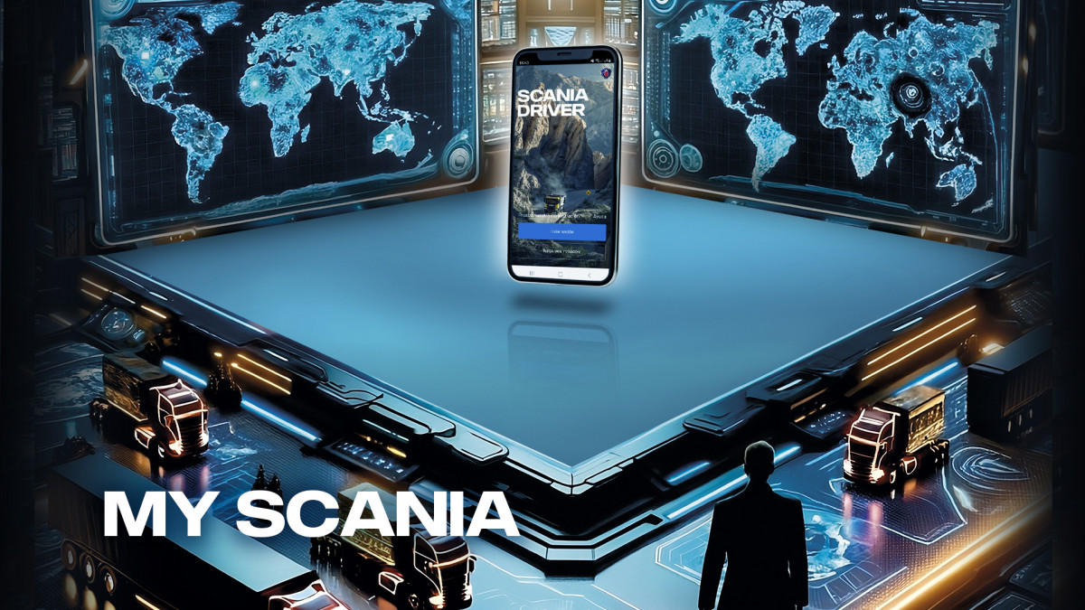 Scania facilita el trabajo de los conductores a traves de una app