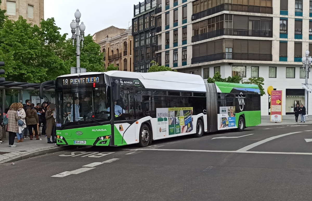 Auvasa dispara sus cifras de viajeros transportados