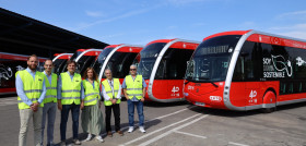 La emt de fuenlabrada incorpora siete autobuses electricos de irizar e mobility