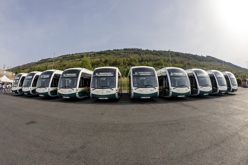 El tuc de pamplona presenta 10 autobuses electricos