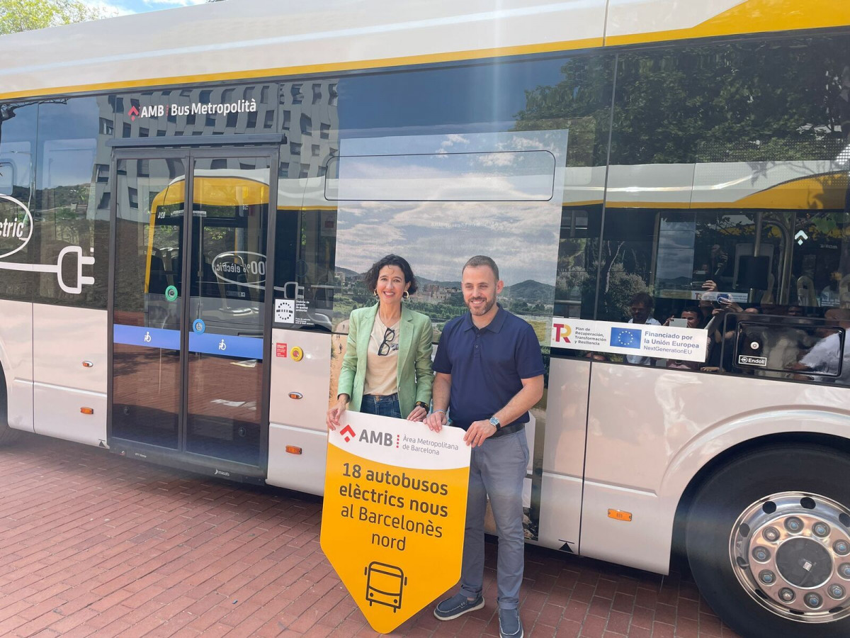 El amb presenta 18 autobuses electricos para el barcelones nord