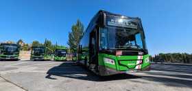 Scania entrega 42 autobuses hibridos a avanza para el crtm