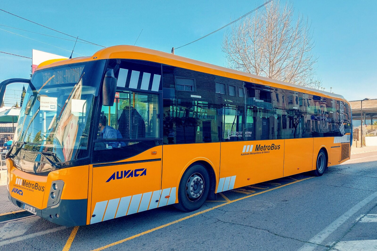 El uso del transporte publico en el area metropolitana de valencia crece un 15