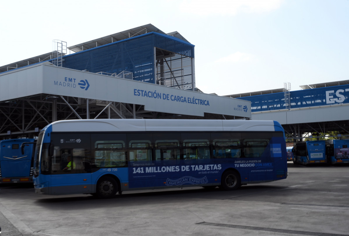 El 25 de la flota de la emt de madrid sera electrica en 2025