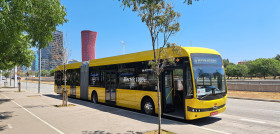 Tmb finaliza las pruebas del autobus articulado electrico de byd