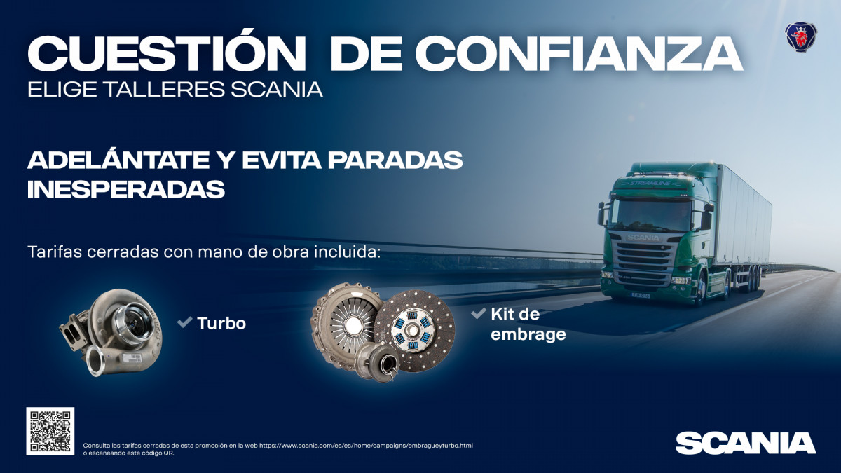 Nueva campana scania para el ahorro en piezas de mantenimiento