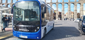 Avanza prueba en segovia el minibus electrico de indcar