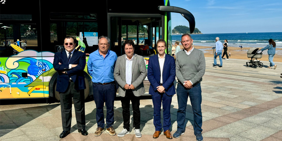 El transporte publico de zarauz sera 100 sostenible en octubre