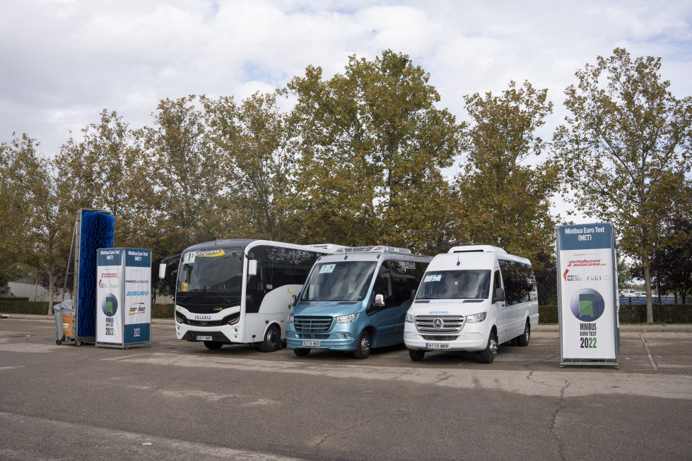 El minibus euro test 2024 contara con seis vehiculos participantes