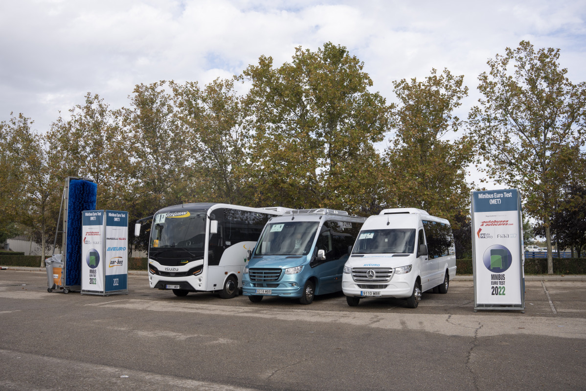 El minibus euro test 2024 contara con seis vehiculos participantes