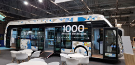 Irizar  e mobility mostro el ie tram de 12 metros en eumo expo