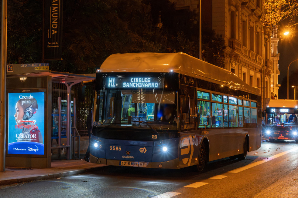 Los buhos de la emt de madrid celebran 50 anos