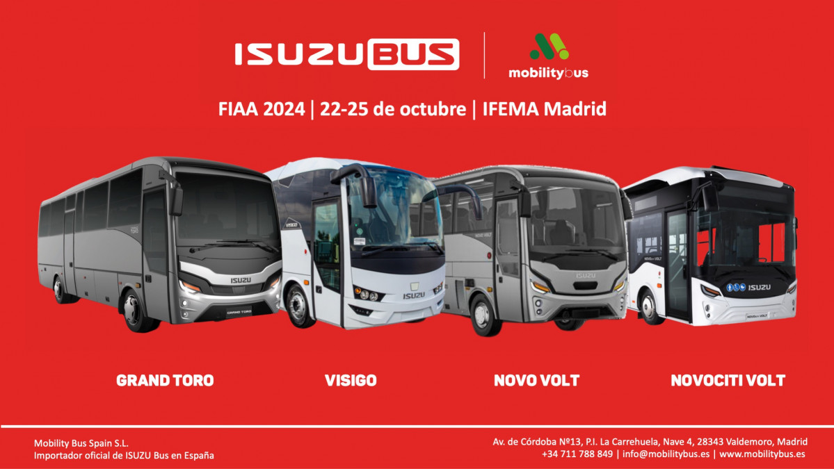 Isuzu mobility bus presenta sus soluciones de movilidad en fiaa 2024