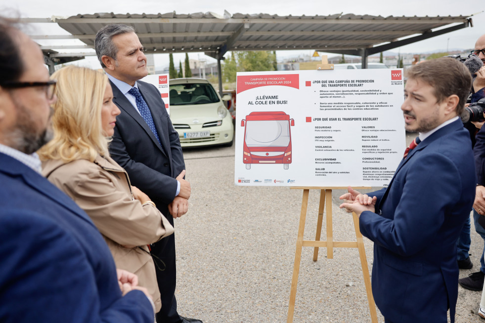 Madrid inspeccionara casi 1000 vehiculos de transporte escolar en este curso