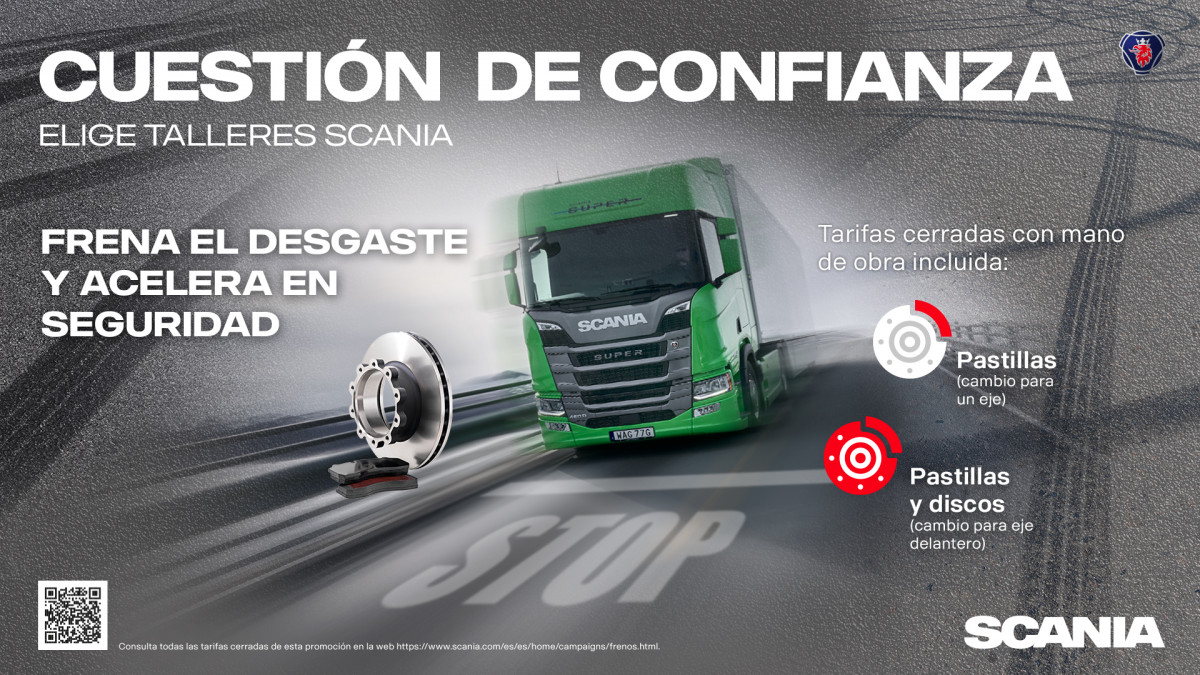 Scania pone en marcha una campana de servicios enfocada en los frenos