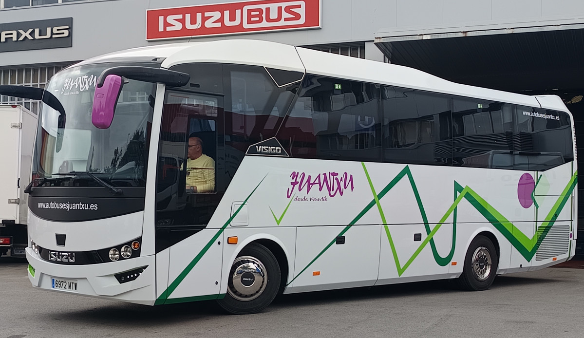 Autobuses juantxu apuesta por el midibus isuzu visigo