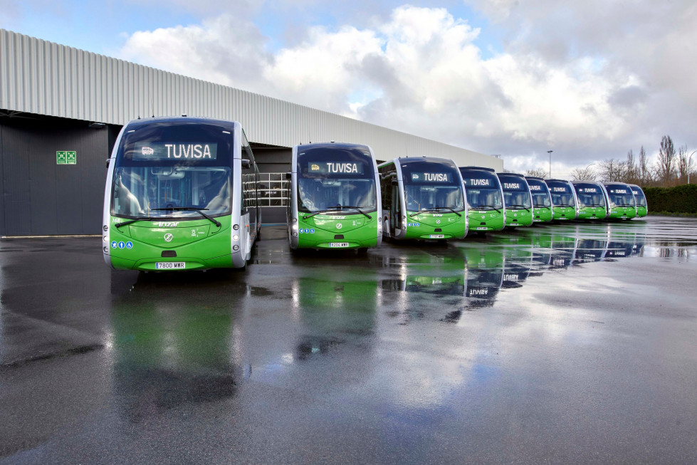 Irizar  e mobility entrega 10 autobuses electricos a tuvisa