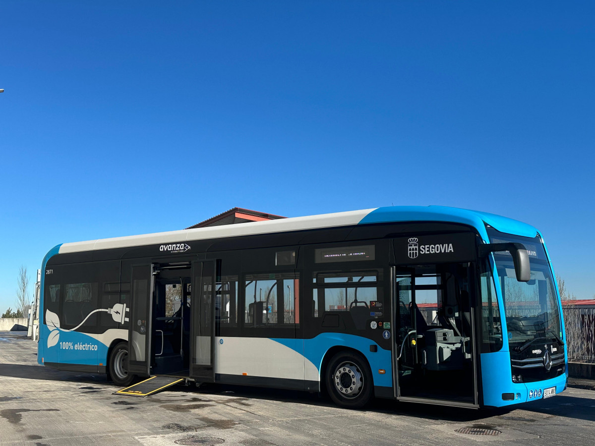 Avanza pone en marcha tres autobuses electricos en segovia