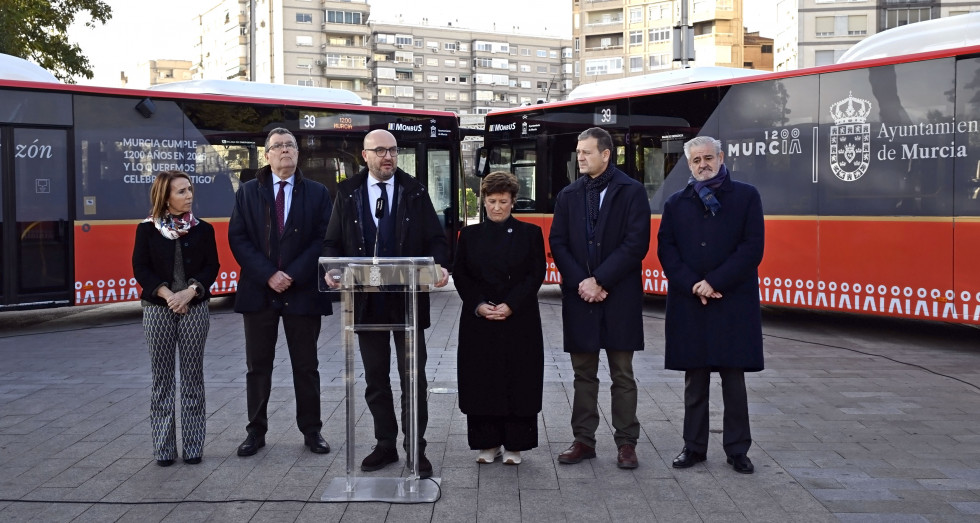 Murcia refuerza su flota urbana con siete nuevos autobuses