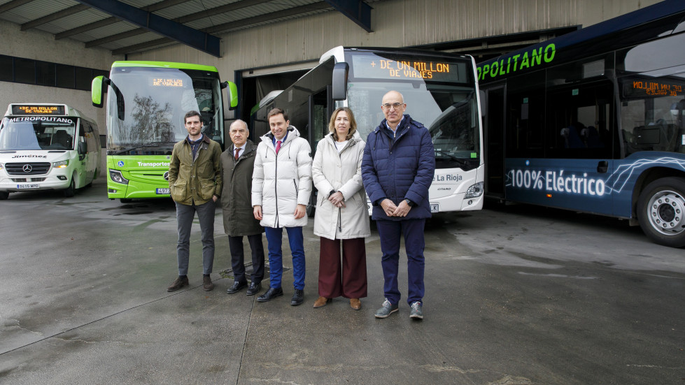 La demanda del transporte metropolitano de la rioja crecio un 18 en 2024