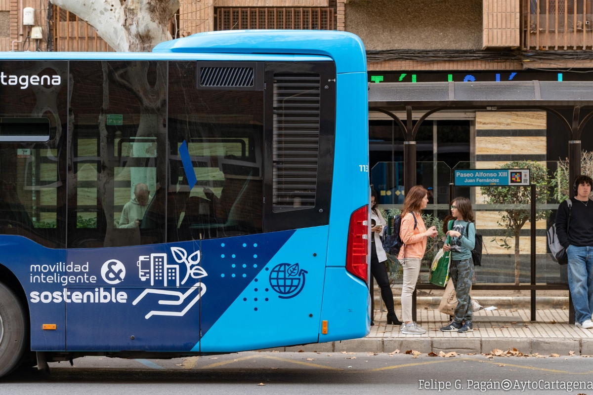 La demanda del autobus urbano de cartagena crece un 16