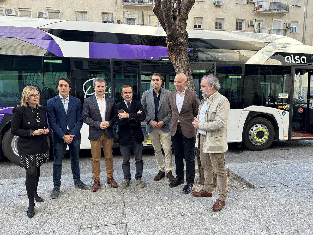 Alsa pone en servicio dos autobuses electricos en jaen