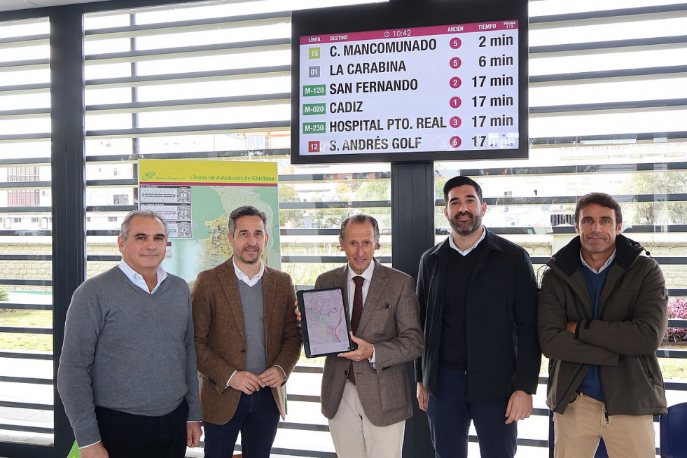 Belizon y rodriguez digitaliza el transporte urbano de chiclana