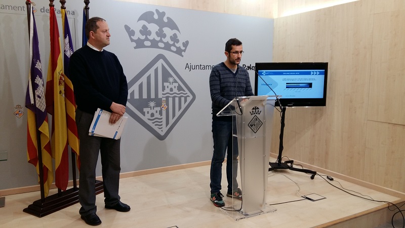 Joan Ferrer, durante la presentación de resultados.