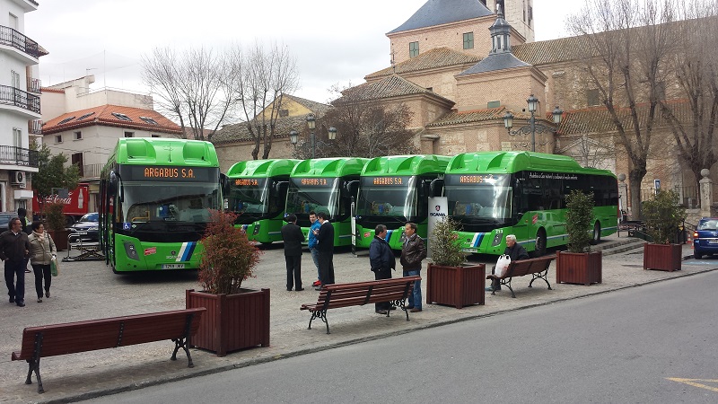 Una entrega de autobuses Scania a la empresa madrileña Argabus.