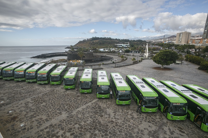 Desde 2015, Titsa ha renovado 150 autobuses de su flota.