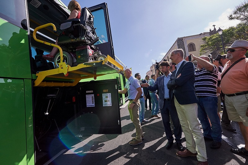 Los 25 nuevos autobuses son 100% accesibles.